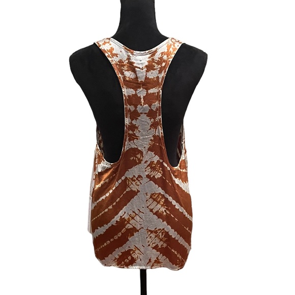 NWT Young Fabulous & Broke tie dye silky pullover bohemian tank top size large - Picture 9 of 14